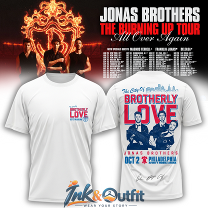 Jonas Brothers Orlando Tour Signature T Shirt