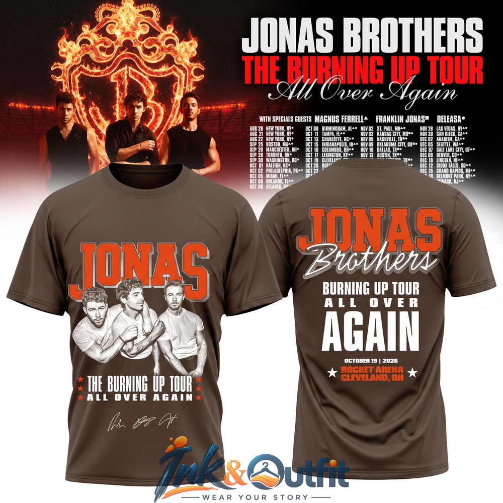 Jonas Brothers Orlando Tour Signature T Shirt