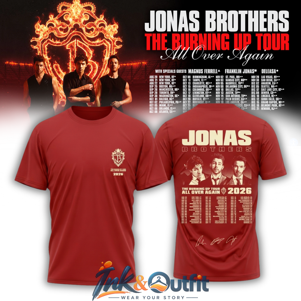 Jonas Brothers Orlando Tour Signature T Shirt