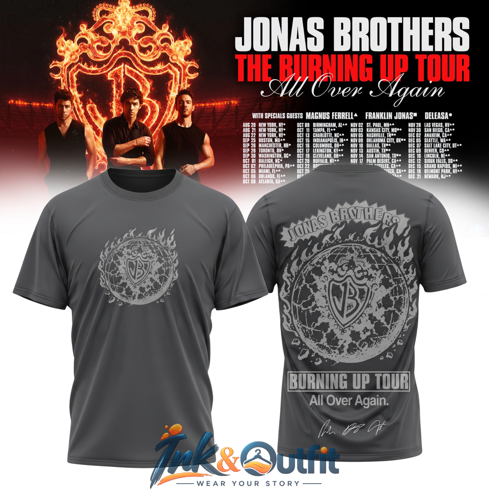 Jonas Brothers Orlando Tour Signature T Shirt