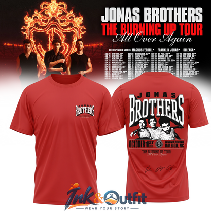 Jonas Brothers Orlando Tour Signature T Shirt