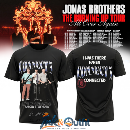 Jonas Brothers Orlando Tour Signature T Shirt
