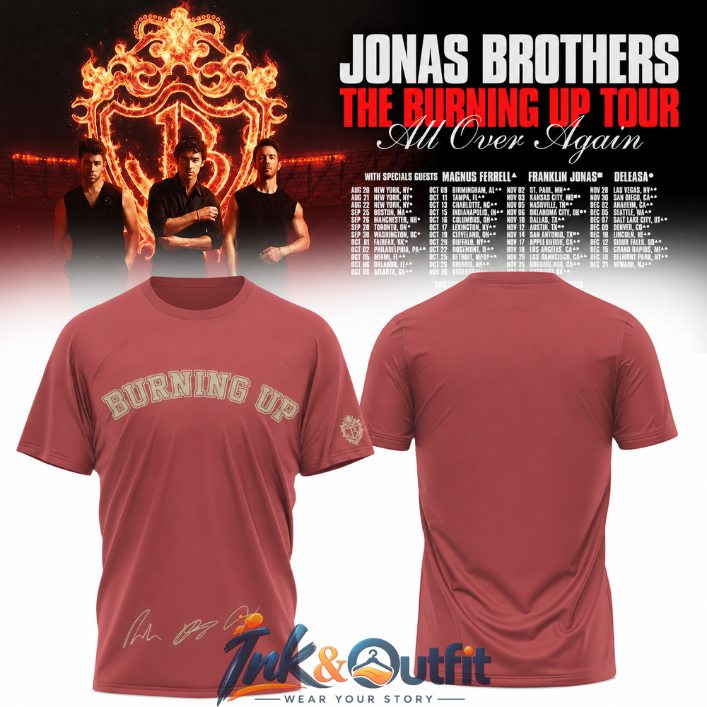 Jonas Brothers Orlando Tour Signature T Shirt
