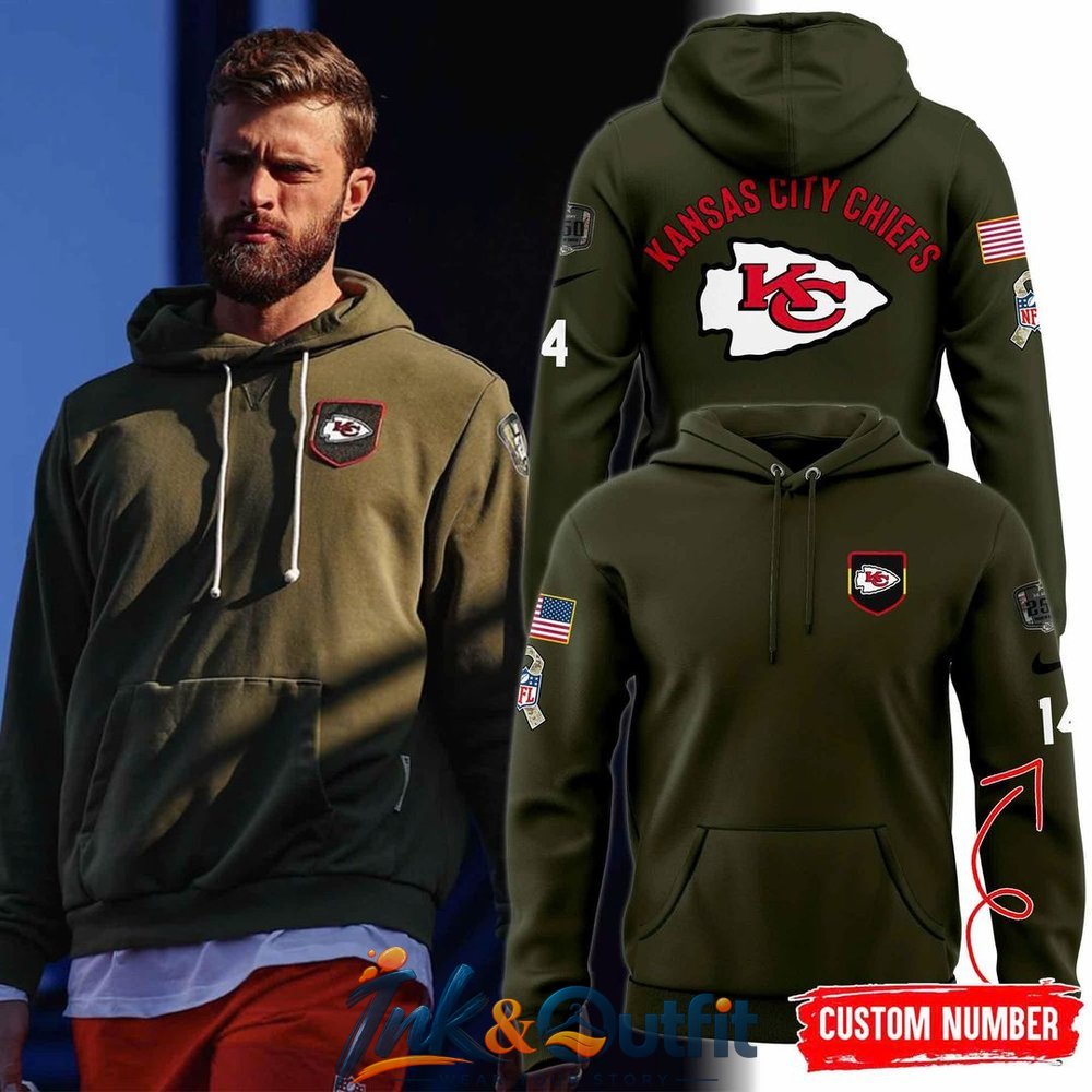 Kansas City Chiefs 2025 NFL Salute to Service Hoodie