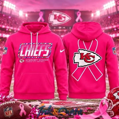 Kansas City Chiefs Crucial Catch 2026 Pink Hoodie