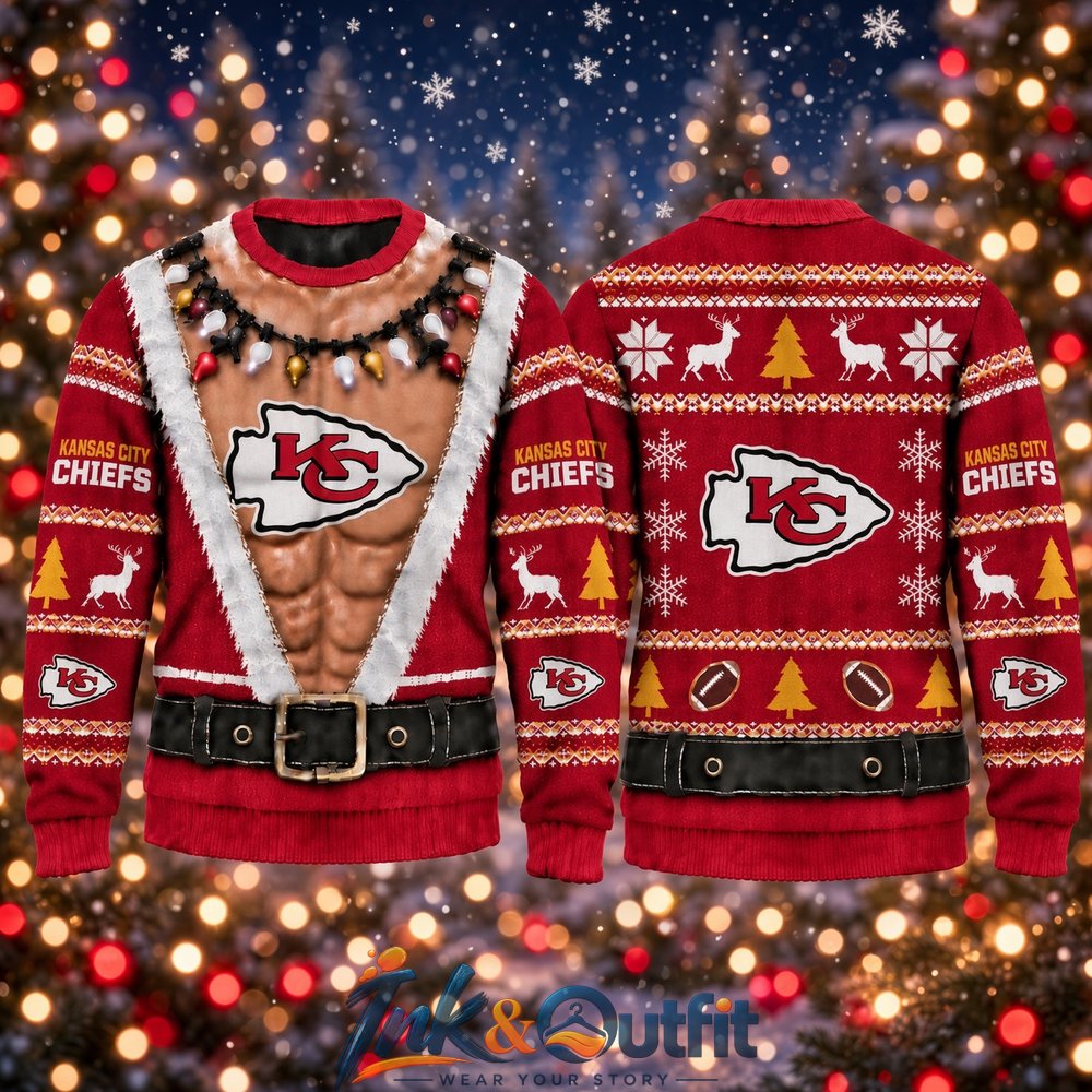 Kansas City Chiefs Funny Body Ugly Christmas Sweater