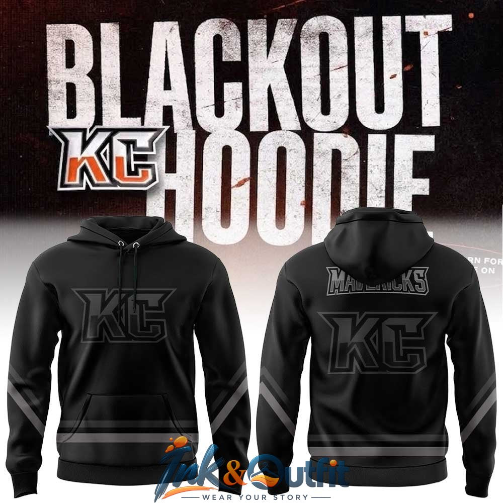 Kansas City Mavericks Blackout Limited Edition Hoodie