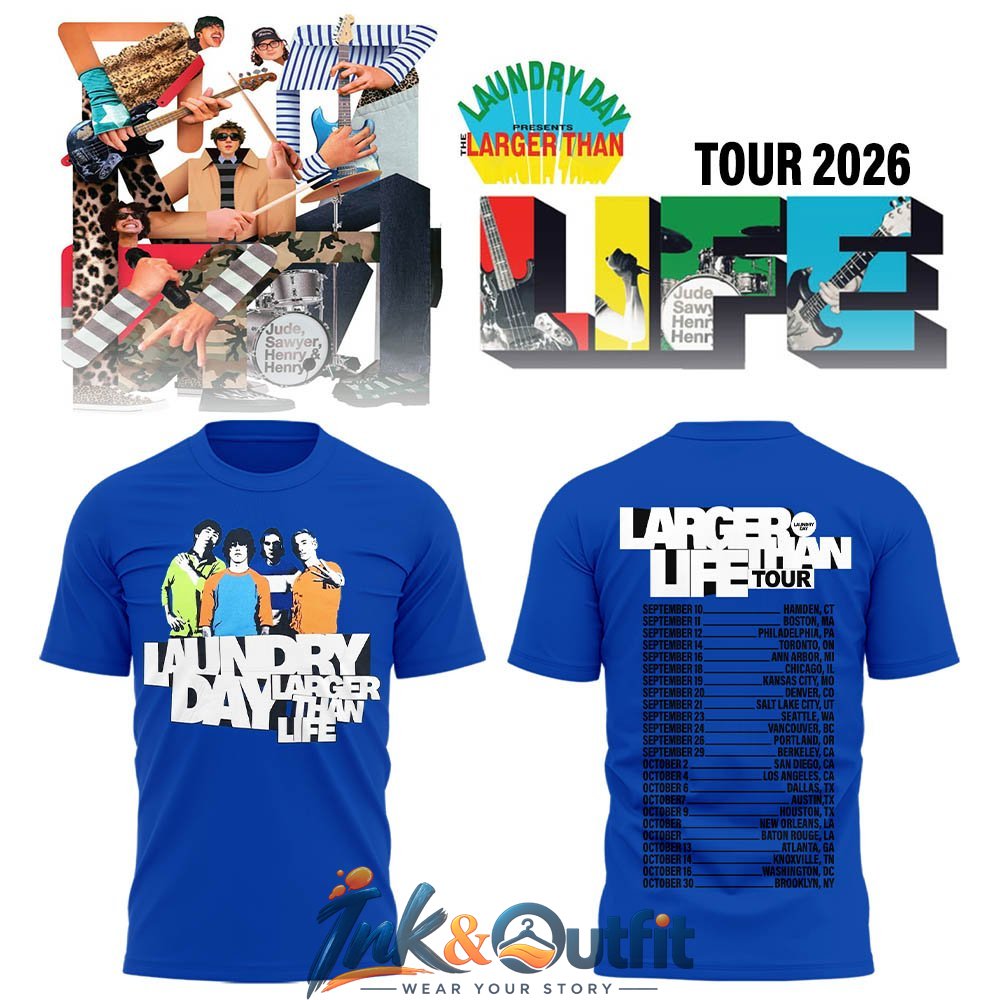 Laundry Day The Larger Than LIFE Tour 2026 Shirt