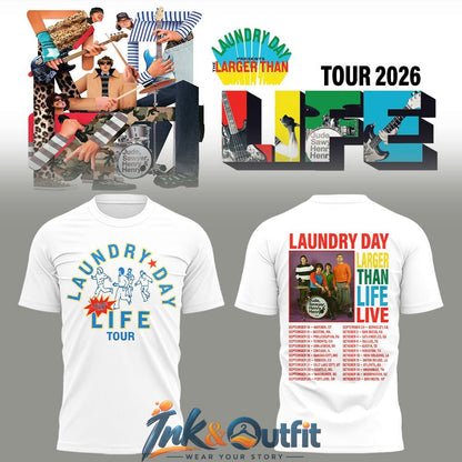 Laundry Day The Larger Than LIFE Tour 2026 Shirt