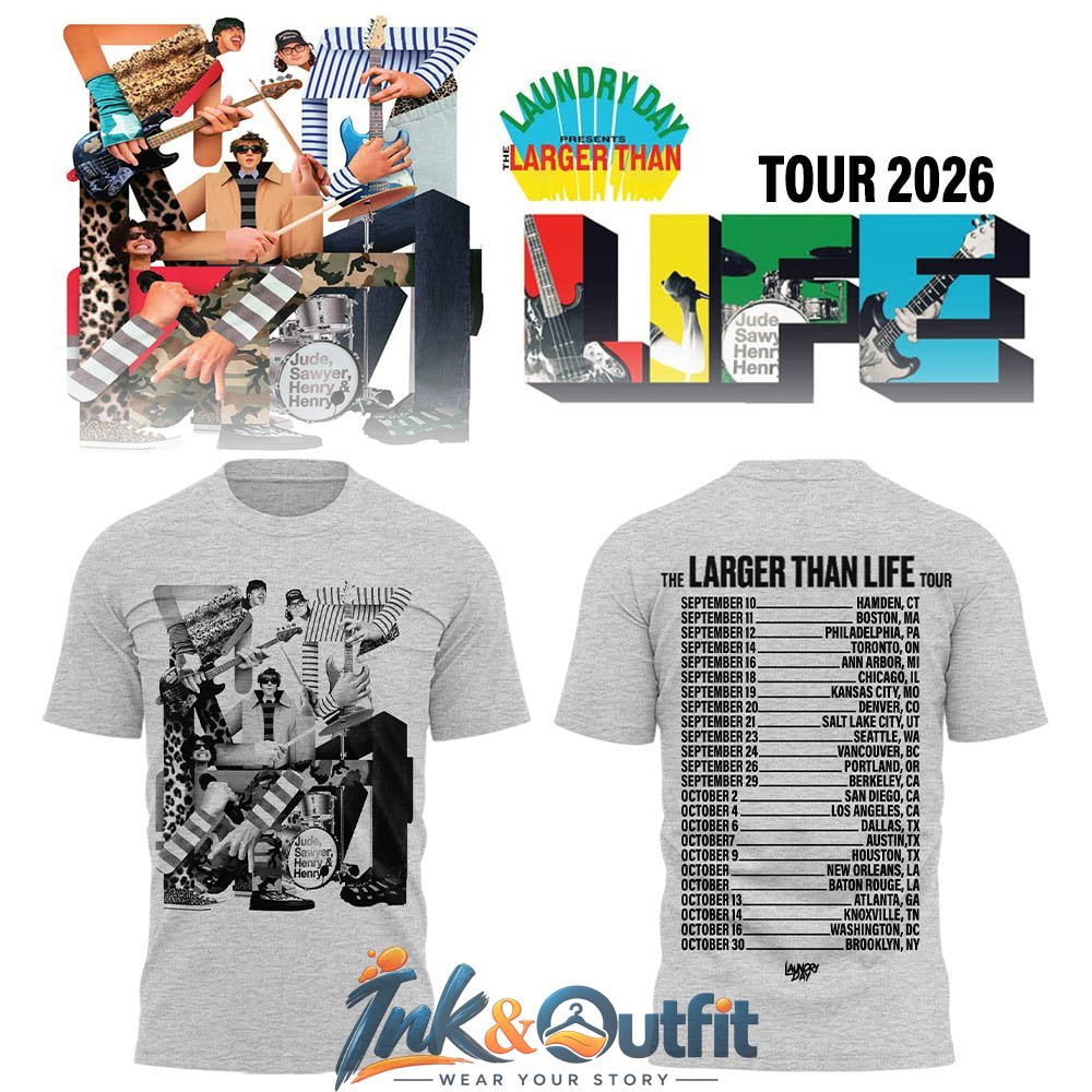Laundry Day The Larger Than LIFE Tour 2026 Shirt