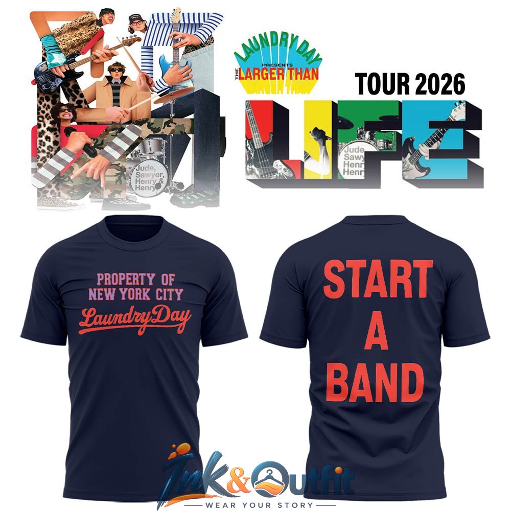 Laundry Day The Larger Than LIFE Tour 2026 Shirt