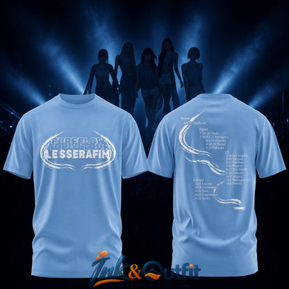 Le Sserafim Pureflow Tour 2026 T-Shirt