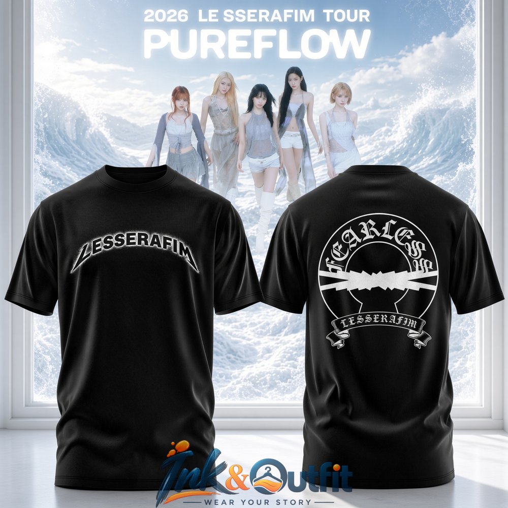 Le Sserafim Pureflow Tour Shirt 2026