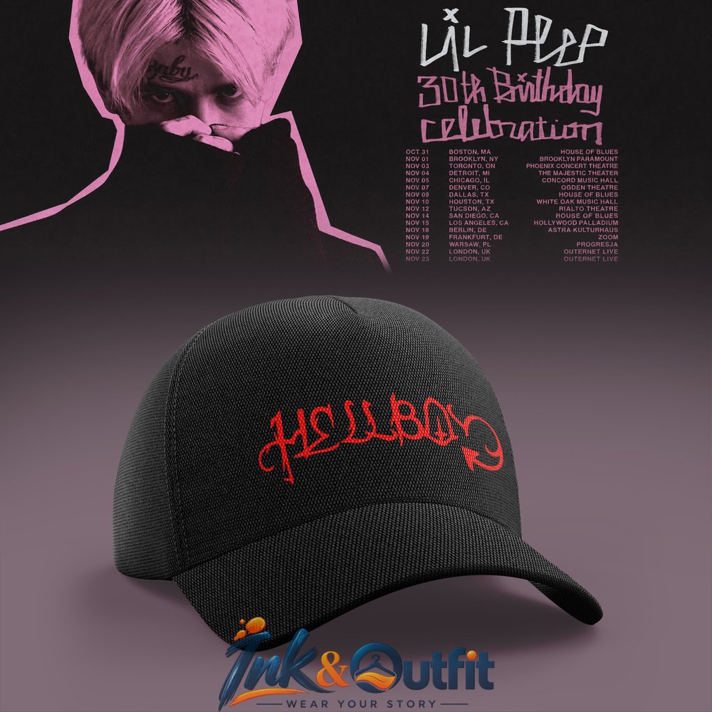 Lil Peep 30th Birthday Celebration 2026 Tour Special Hat