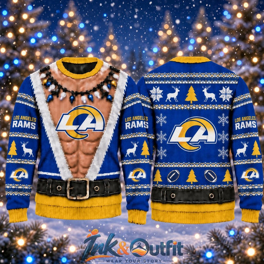 Los Angeles Rams Funny Body Ugly Christmas Sweater