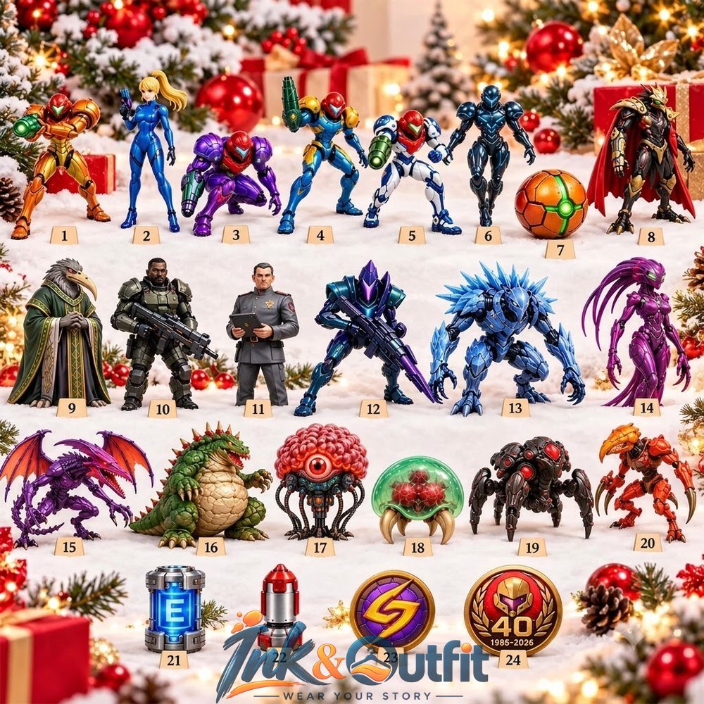 Metroid 40th Anniversary 1986-2026 Advent Calendar