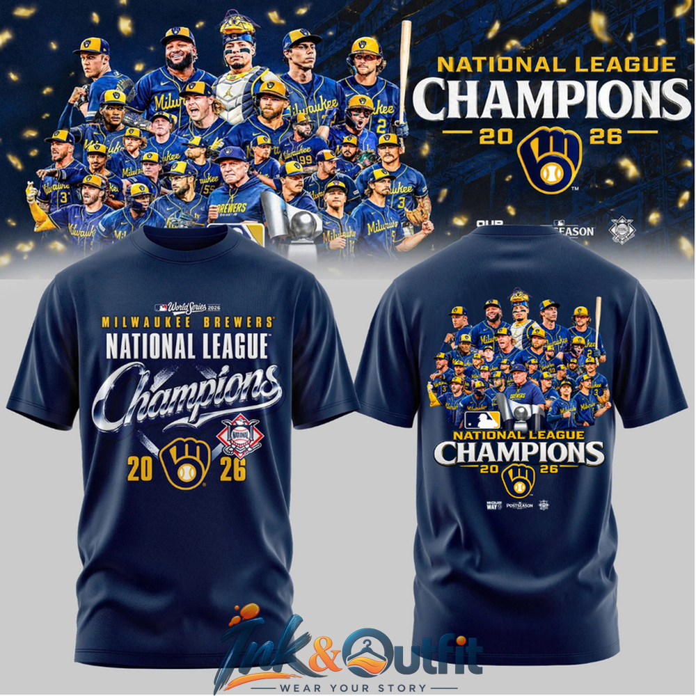 Milwaukee Brewers National League Champions 2026 T Shirt