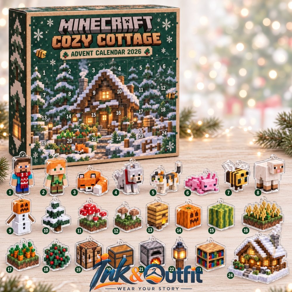 Minecraft 24 Days of Cozy Builds Calendar
