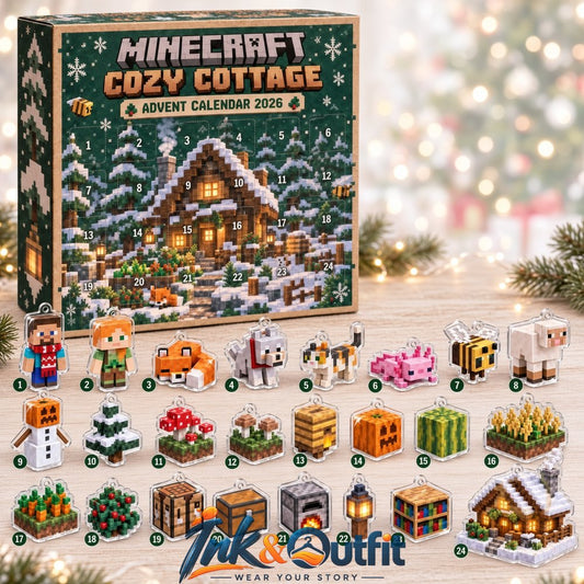 Minecraft 24 Days of Cozy Builds Calendar