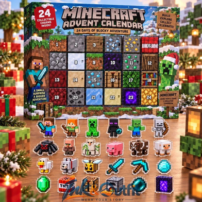 Minecraft Advent Calendar 24 Collectible Charms