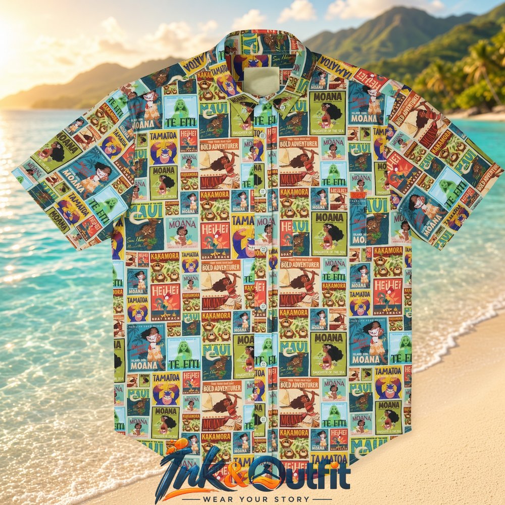 Moana The Ocean Is Calling Hawaiian Shirt