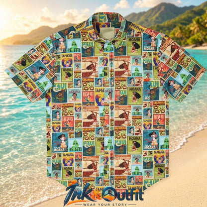 Moana The Ocean Is Calling Hawaiian Shirt