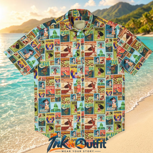 Moana The Ocean Is Calling Hawaiian Shirt