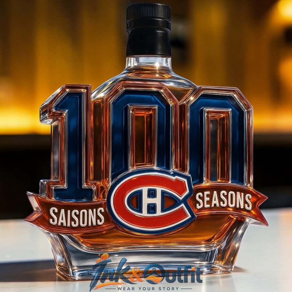 Montreal Canadiens 100th Anniversary 2026 Whiskey Bottle