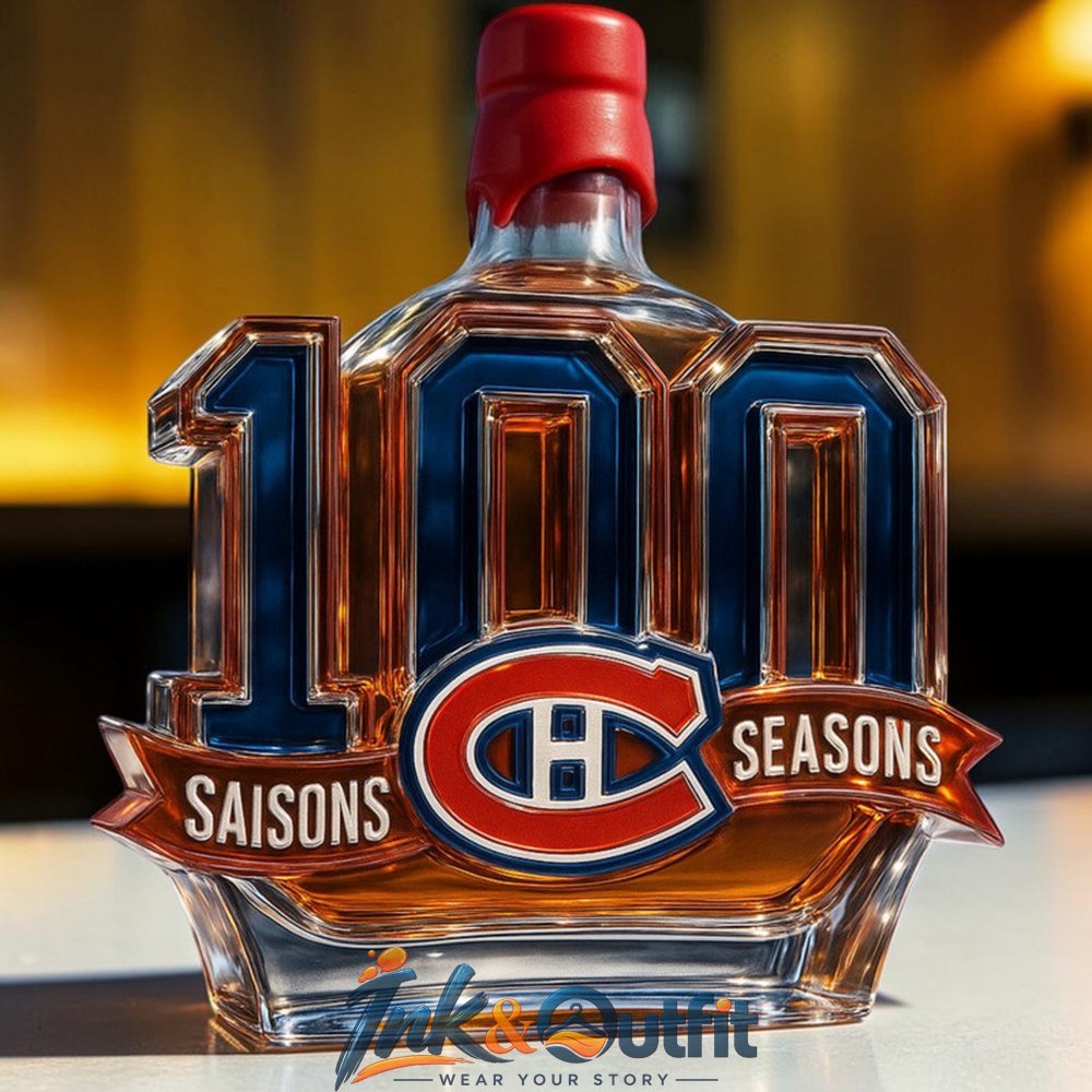 Montreal Canadiens 100th Anniversary 2026 Whiskey Bottle