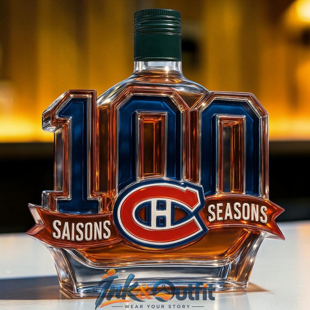 Montreal Canadiens 100th Anniversary 2026 Whiskey Bottle
