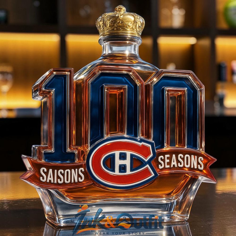 Montreal Canadiens 100th Anniversary 2026 Whiskey Bottle