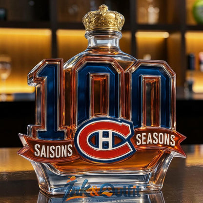 Montreal Canadiens 100th Anniversary 2026 Whiskey Bottle