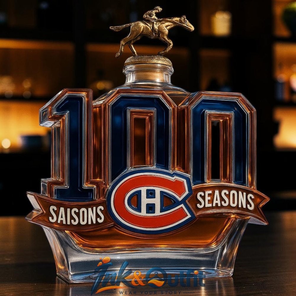 Montreal Canadiens 100th Anniversary 2026 Whiskey Bottle