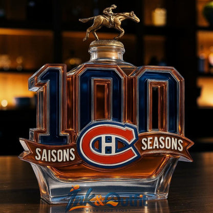 Montreal Canadiens 100th Anniversary 2026 Whiskey Bottle