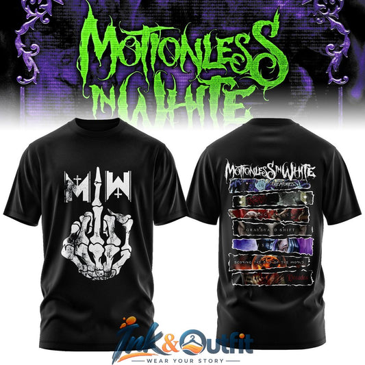 Motionless In White European Tour 2027 T-Shirt
