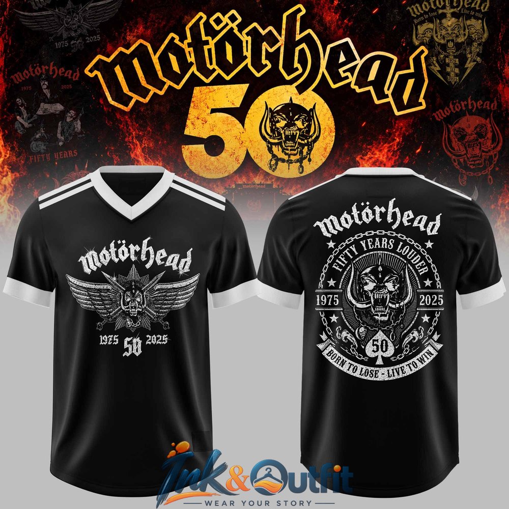 Motorhead 50 Years Anniversary Collections Football Jersey
