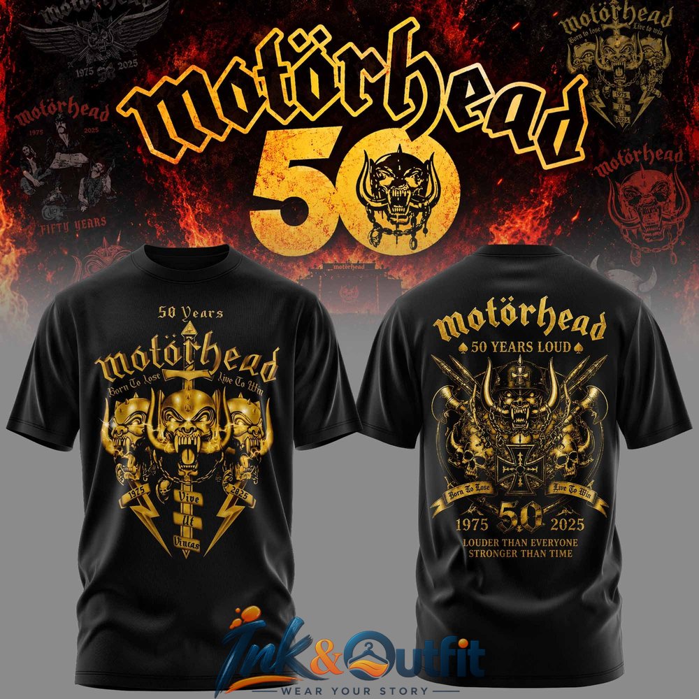 Motorhead 50th Anniversary T Shirt