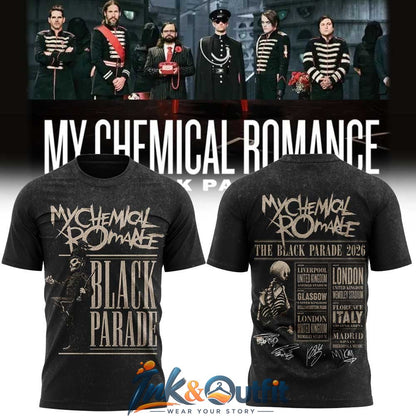 My Chemical Romance Black Parade Tour 2026 T Shirt