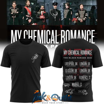 My Chemical Romance Black Parade Tour 2026 T Shirt
