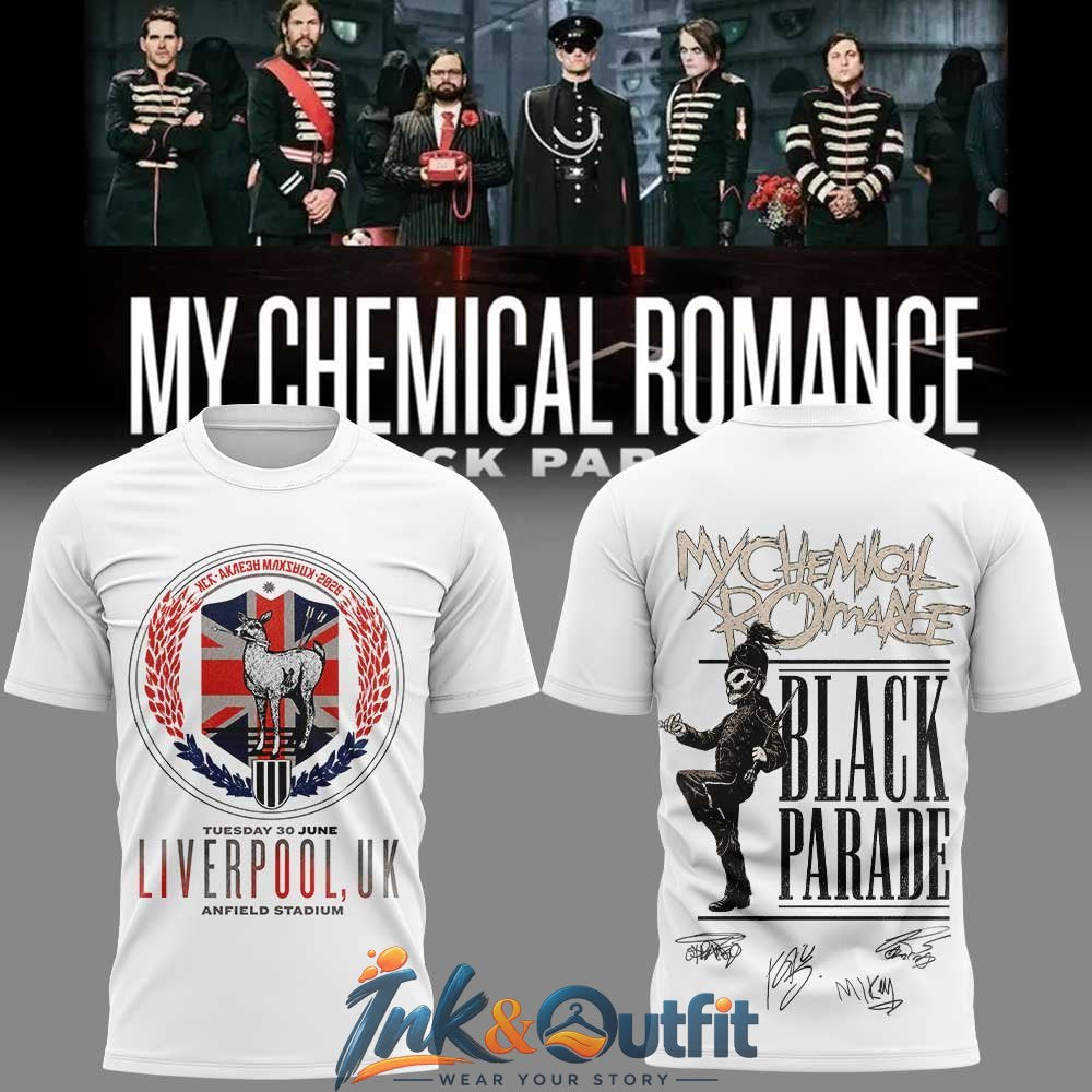My Chemical Romance Black Parade Tour 2026 T Shirt