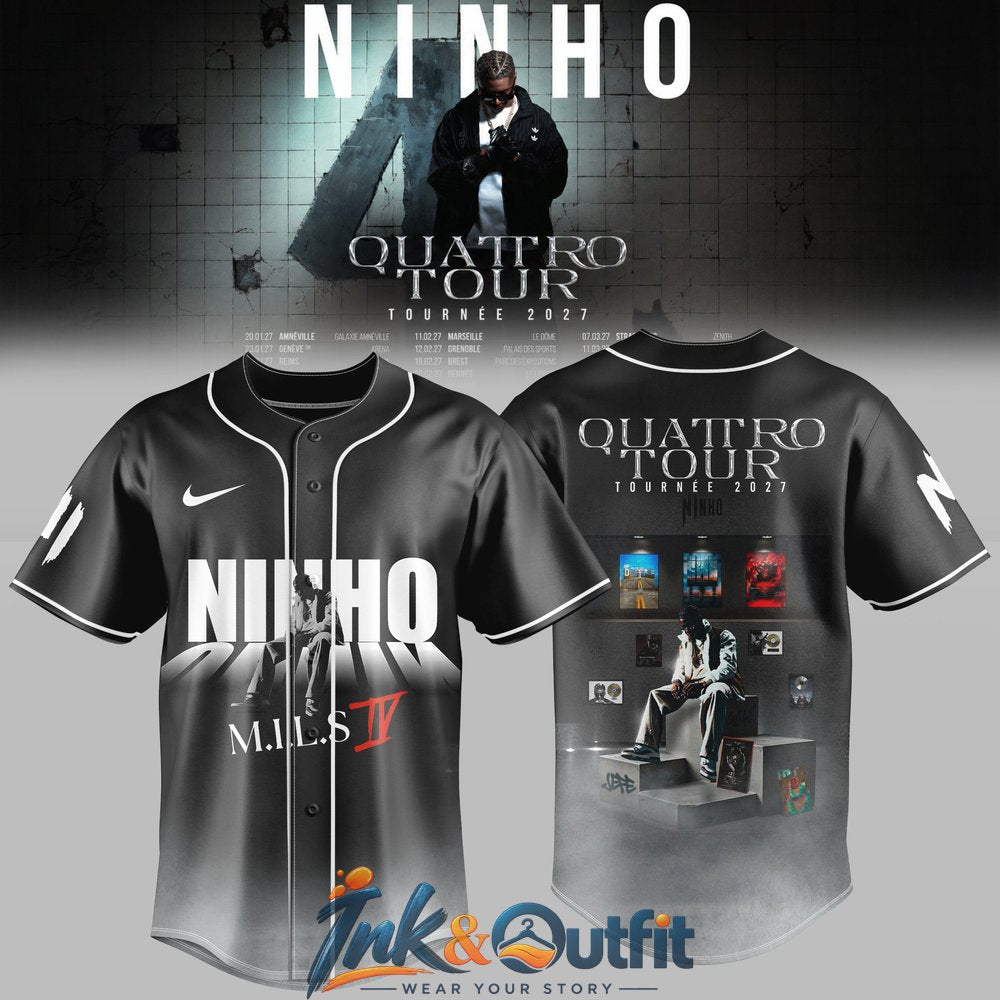 NINHO QUATTRO TOUR 2027 Baseball v2 Baseball Jersey