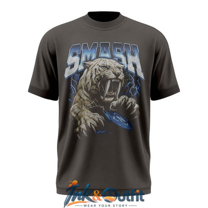 Nashville Predators Smash Tiger Vintage T Shirt