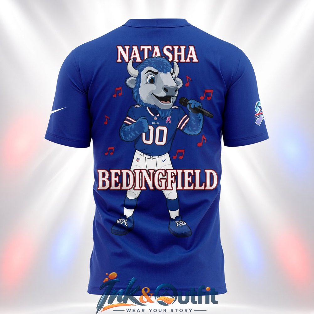 Natasha Bedingfield Buffalo Bills Crucial Catch Halftime Show October 4 2026 Blue Graphic T Shirt