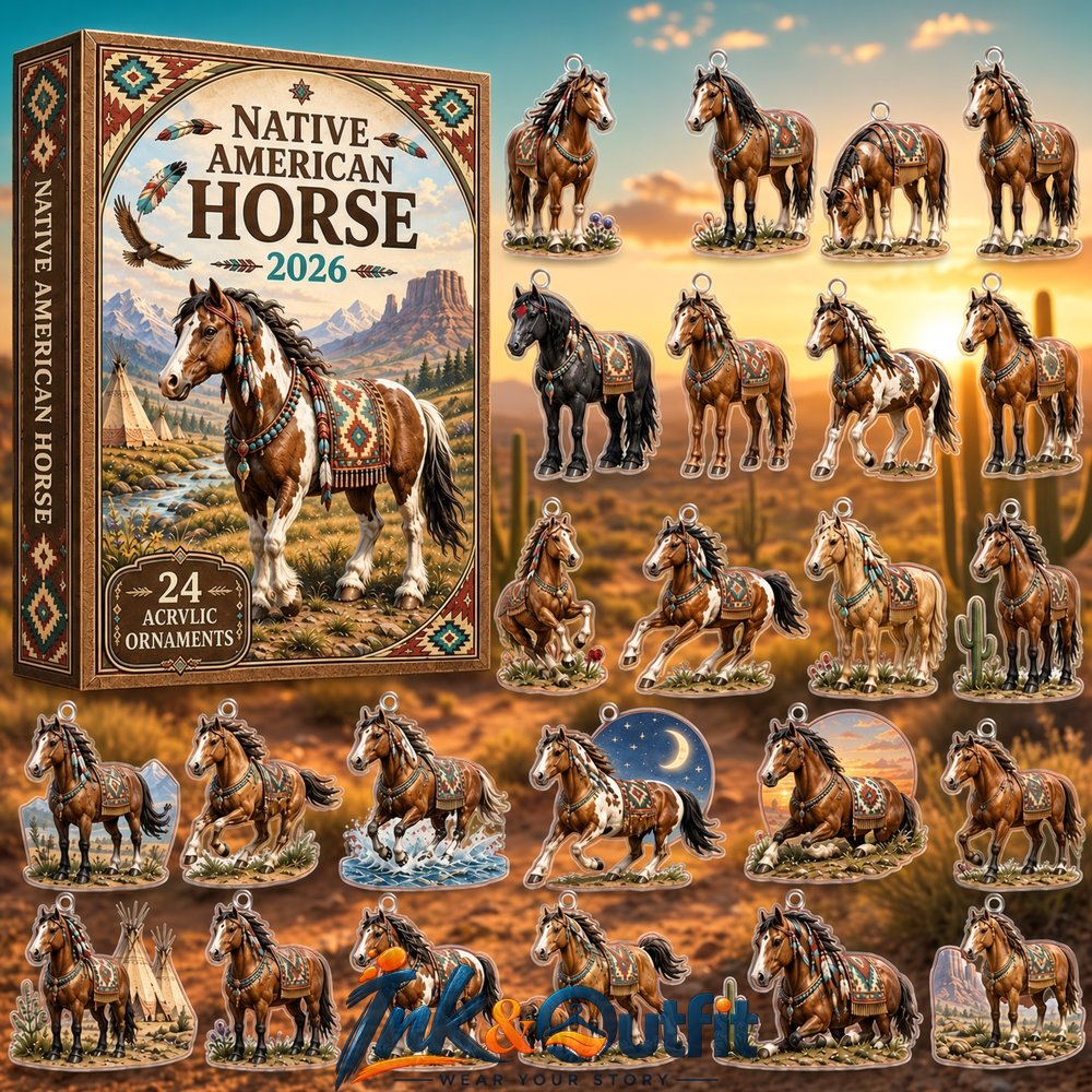 Native American Inspired Horse Christmas Calendar