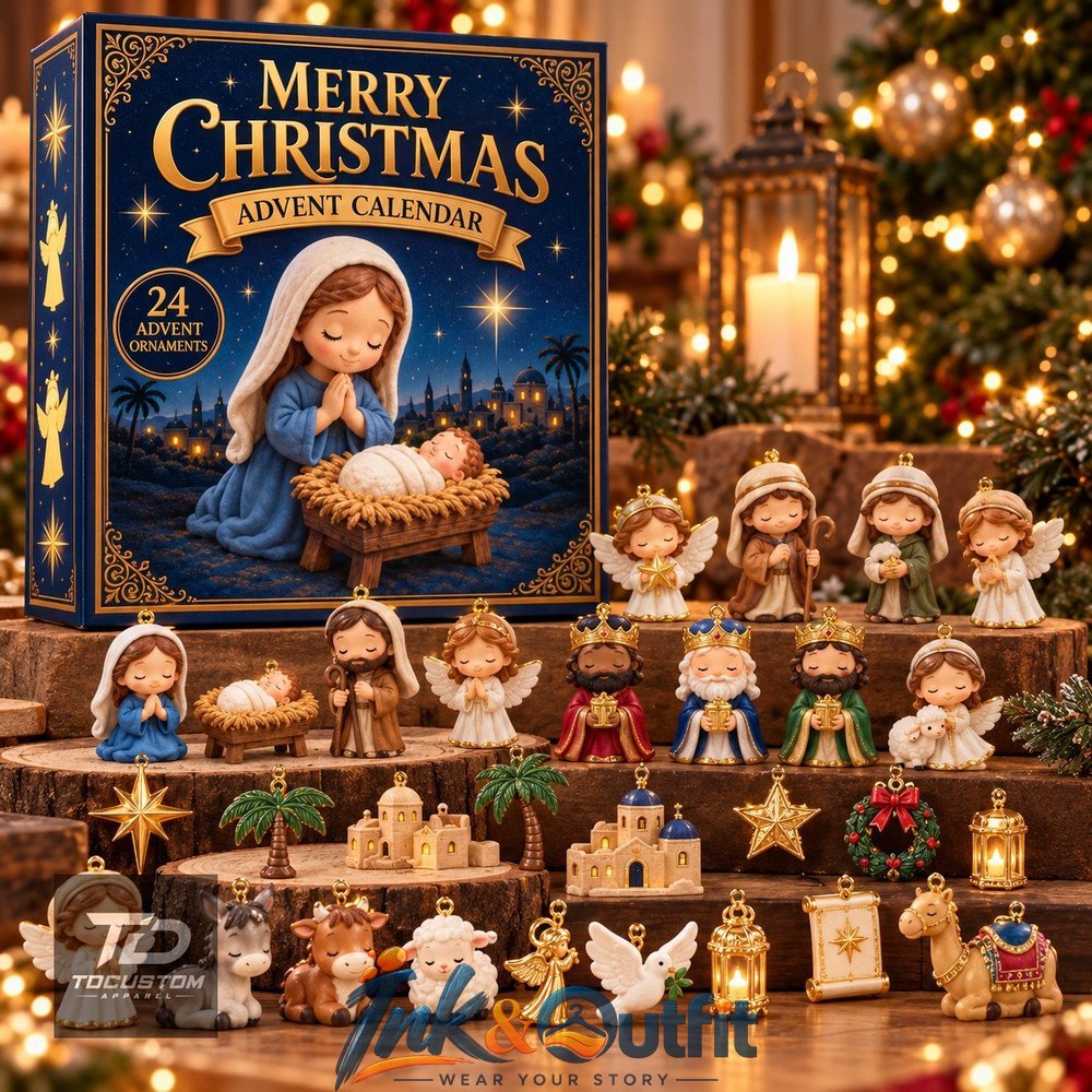 Nativity Scene Advent Calendar Calendar 2026