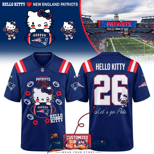 New England Patriots Hello Kitty Football Jersey