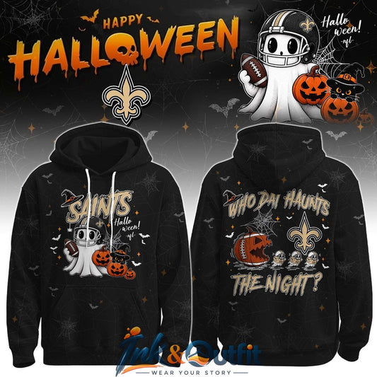 New Orleans Saints Happy Halloween 2026 Hoodie