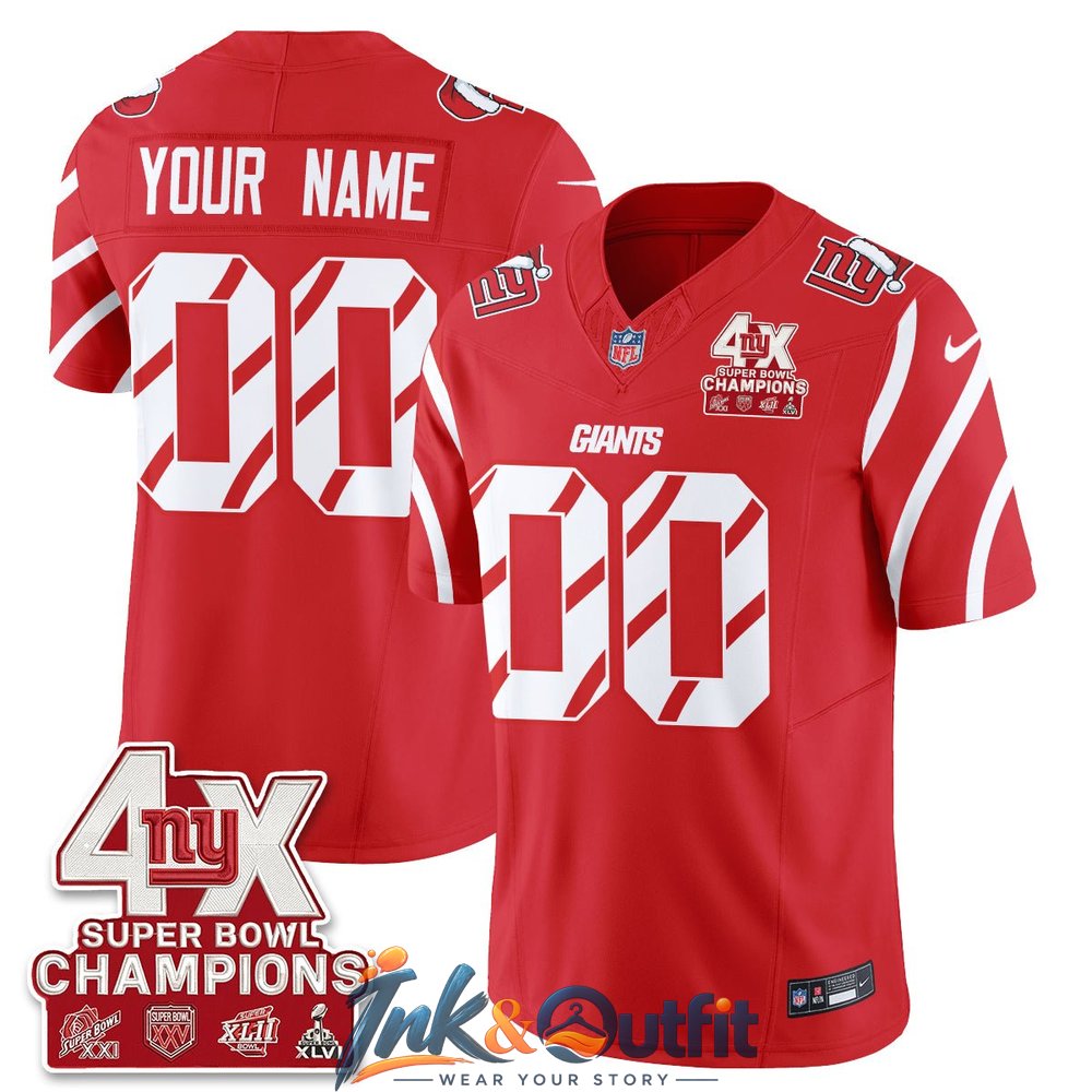 New York Giants Xmas Edition Football Jersey