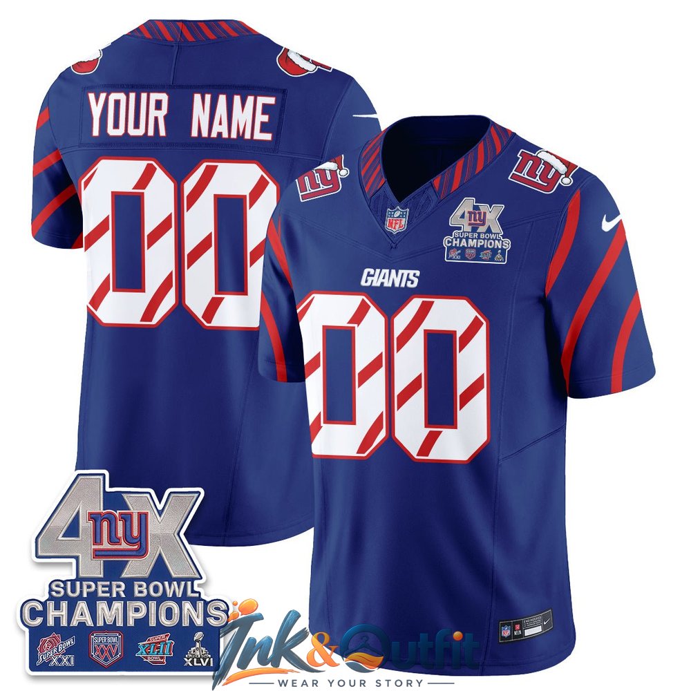 New York Giants Xmas Edition Football Jersey