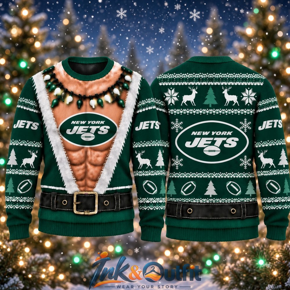 New York Jets Funny Body Ugly Christmas Sweater